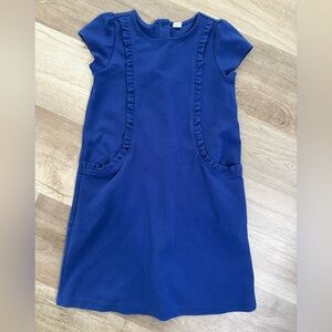 Janie and Jack Blue Sheath Dress Short Sleeve Crew Neck
